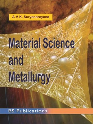 cover image of Material Science and Metallurgy